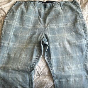 Stripped bell bottom jeans size 21
